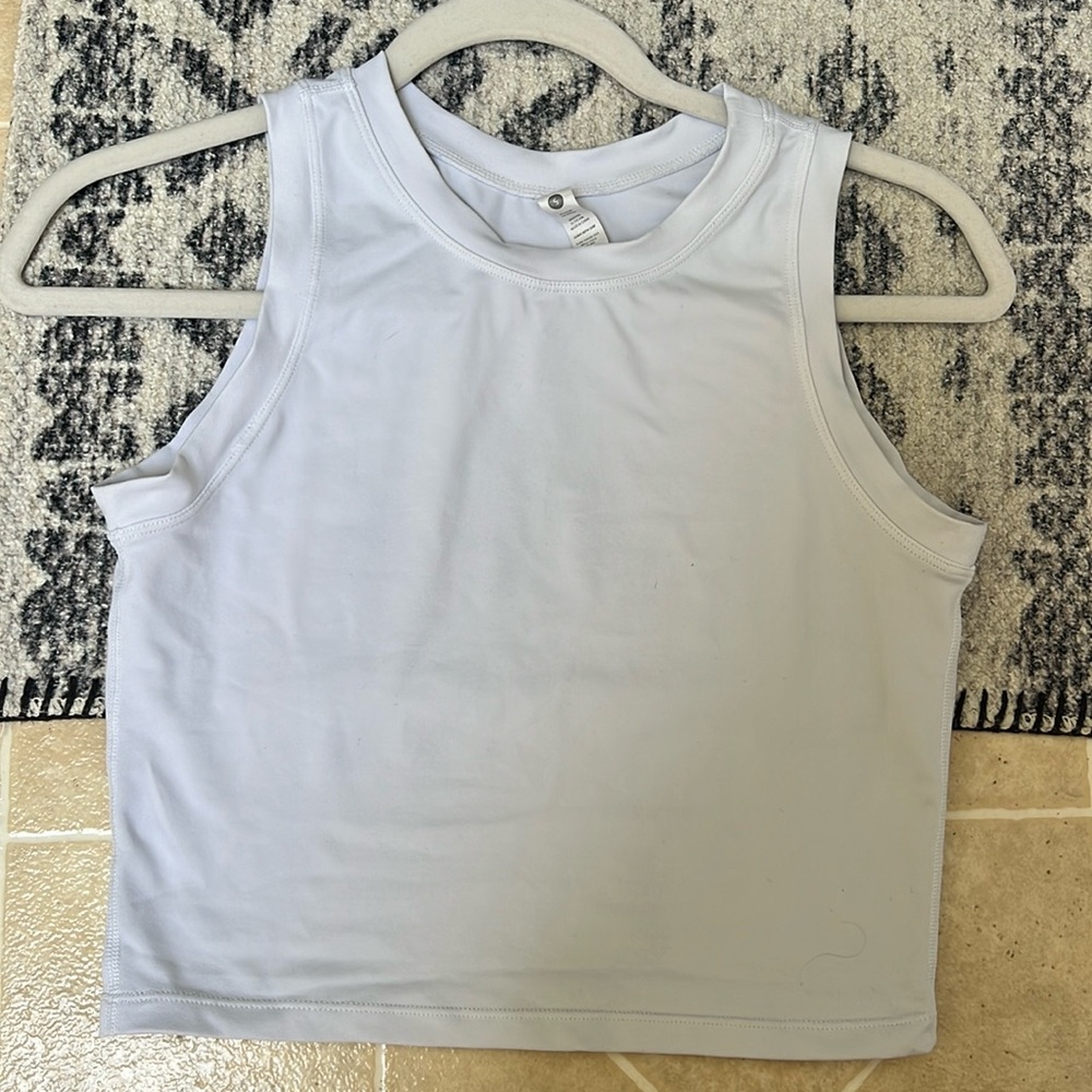 Paragon white crop top